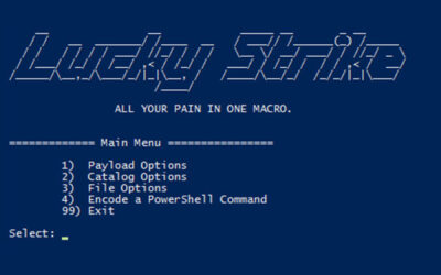 Luckystrike: An Evil Office Document Generator.