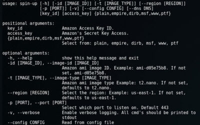 spin-up: Quickly Launch a Provisioned EC2 Attack Server